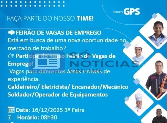 Feirão de Empregos oferece vagas com contratação imediata em Itabirito nesta terça-feira (16)