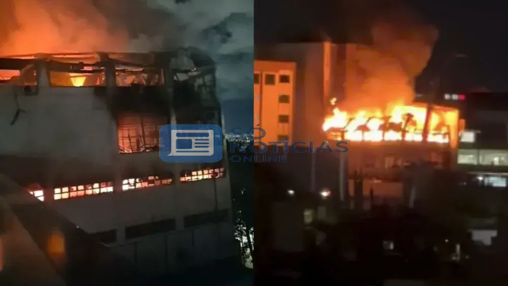 Incêndio em BH: ‘Estruturas colapsaram mas não há risco de desabamento’, diz capitão