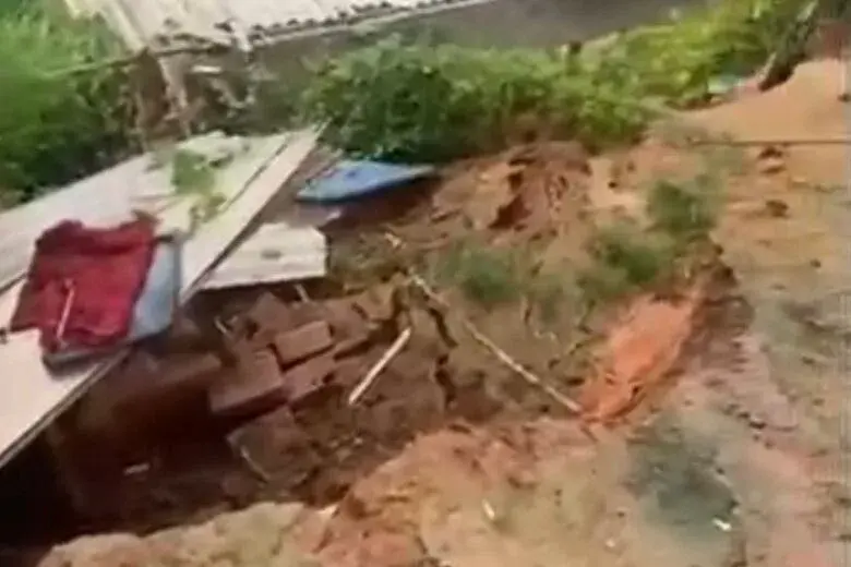 Chuvas provocam deslizamento e imóvel é interditado próximo à pista de skate em Itabira