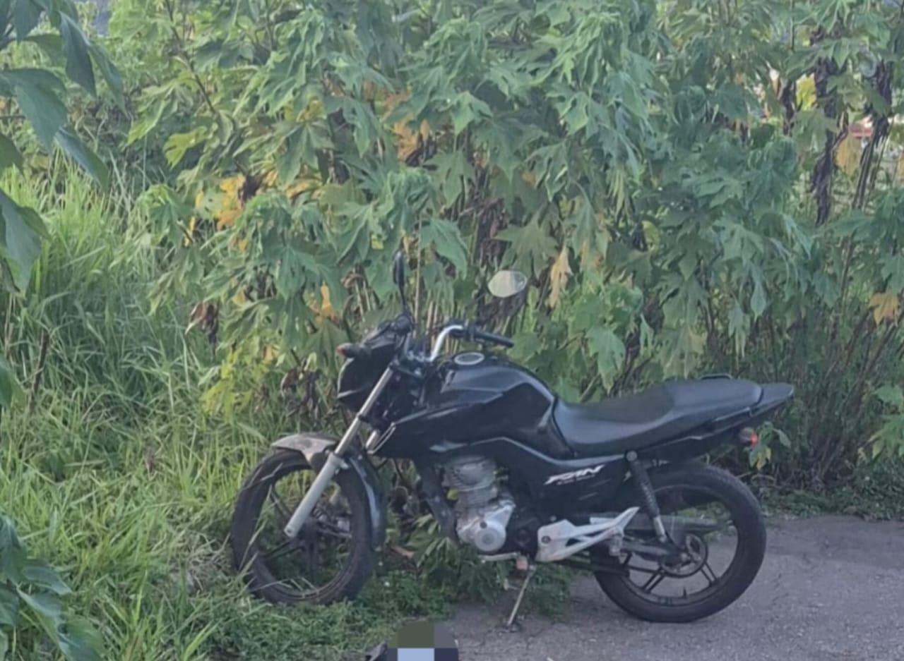 ITABIRA – Polícia Militar recupera motocicleta furtada no bairro Colina da Praia