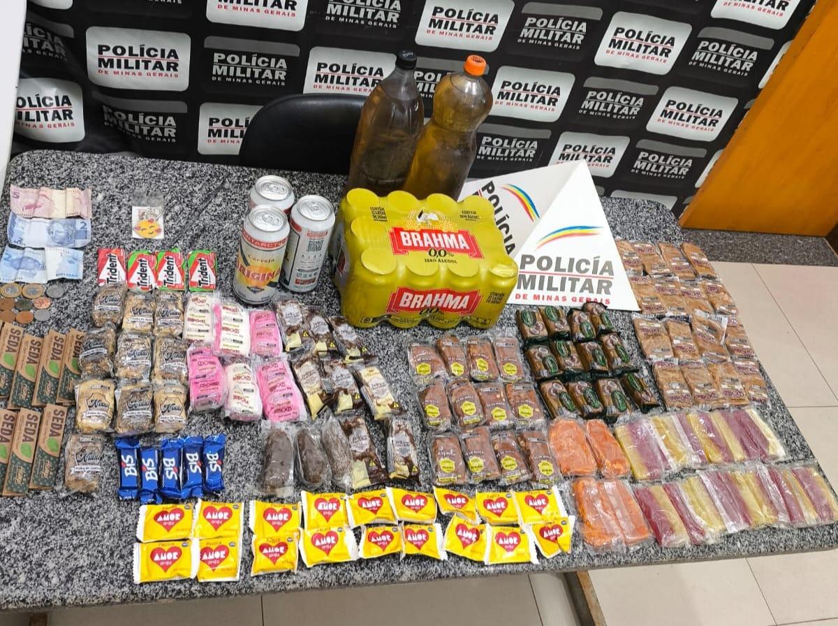 Ladrão invade restaurante pelo teto, é flagrado pela PM e acaba preso em São Gonçalo do Rio Abaixo