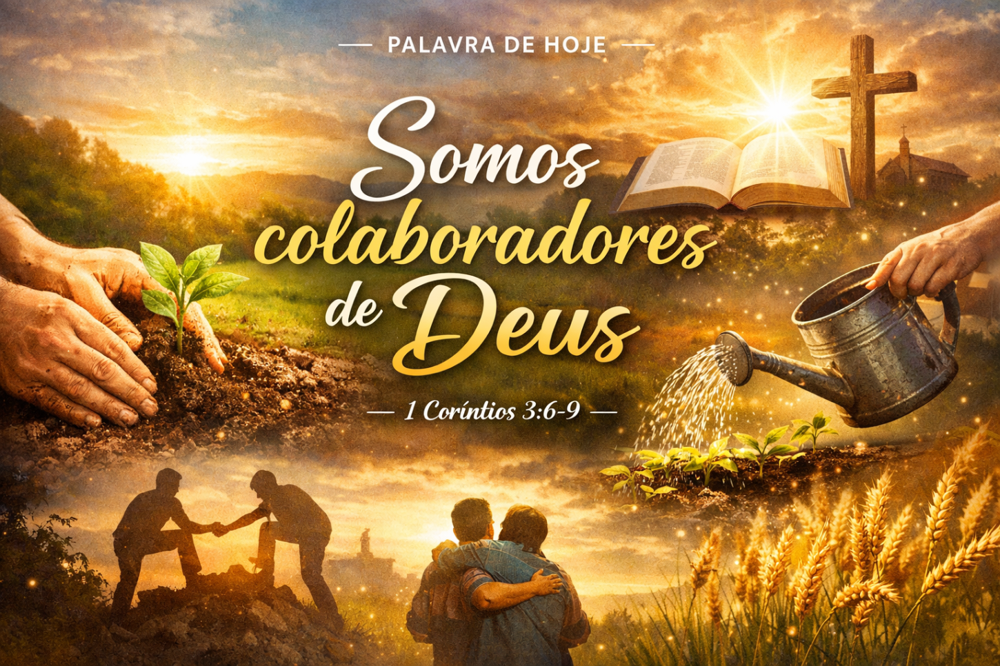PALAVRA DE HOJE:  Somos colaboradores de Deus