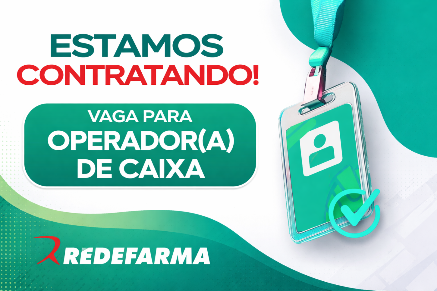 RedeFarma abre vaga para Operador(a) de Caixa em Itabira; veja como enviar currículo