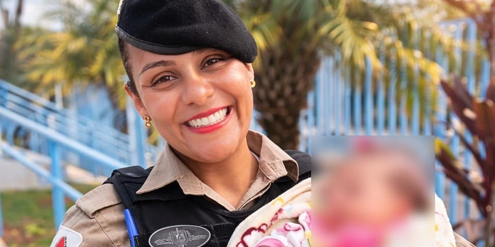 Bebê abandonada em mata é amamentada por policial militar na Grande BH