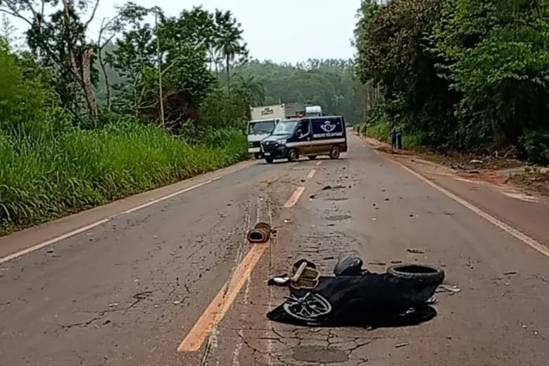 Colisão frontal na MG-436 mata motociclista em Barão de Cocais
