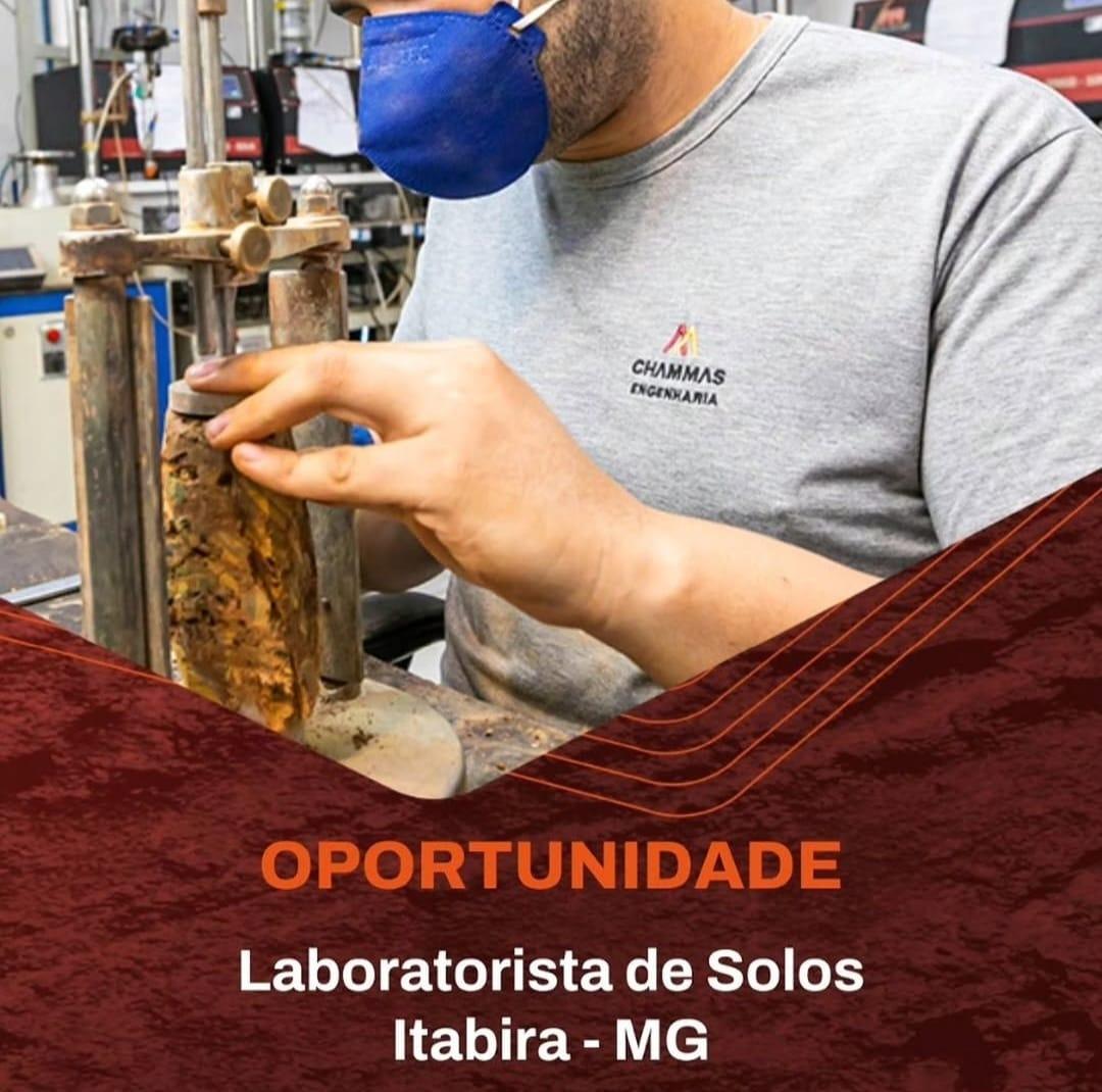 Laboratorista de Solos: vaga em Itabira oferece vale-alimentação, plano de saúde, auxílio-creche e outros benefícios