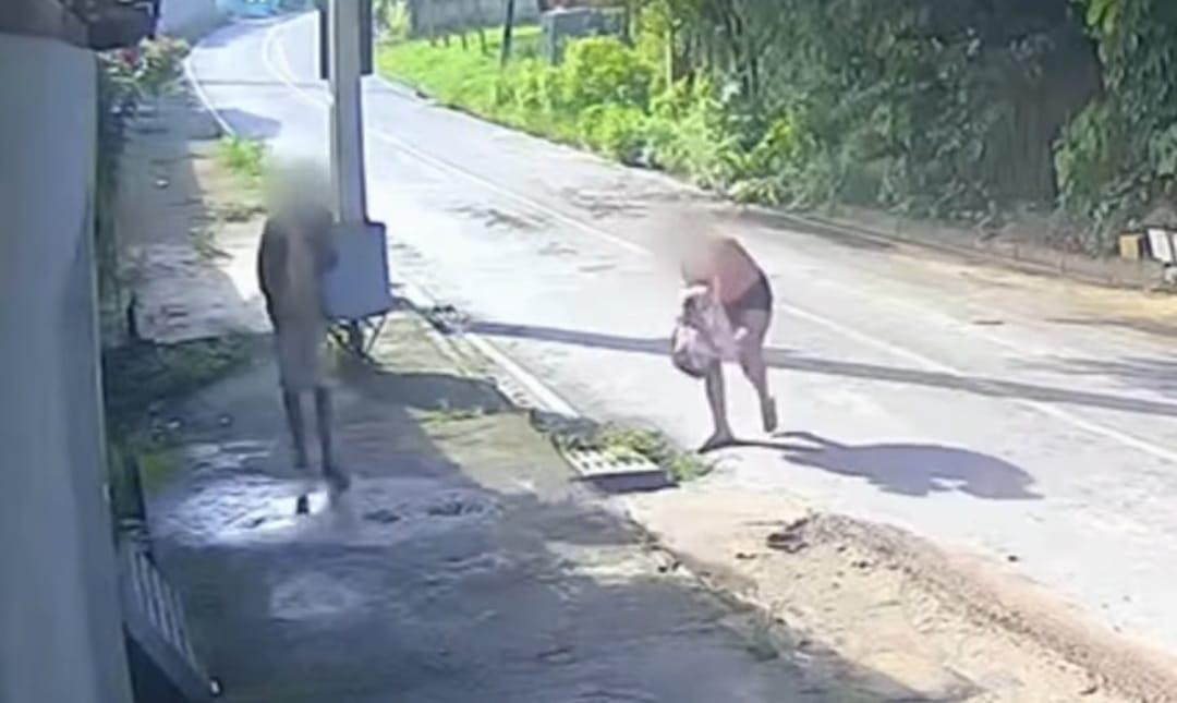 Vídeo: Casal é preso após tentar abandonar recém-nascida em bueiro na Grande BH