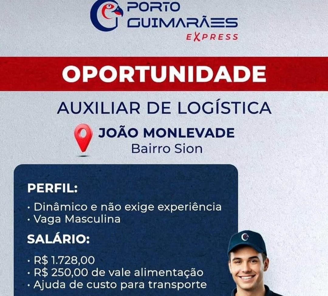 Chance no Mercado: Porto Guimarães Express abre vaga para Auxiliar em João Monlevade