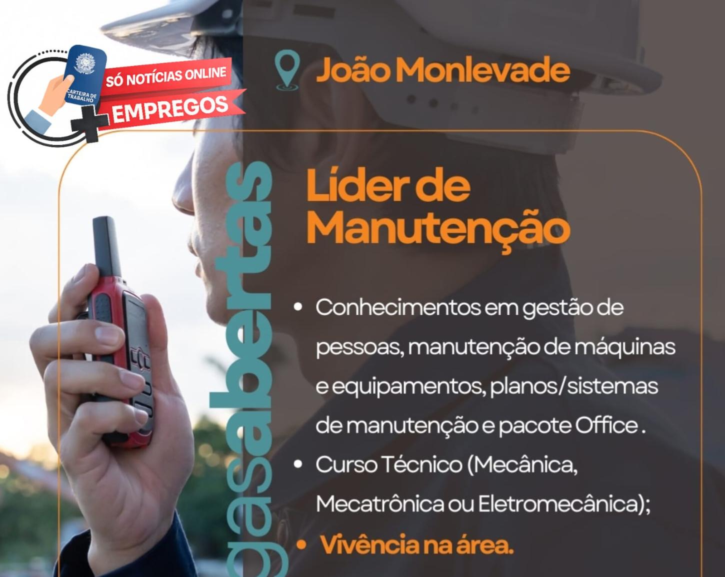 Espaço Crescer RH abre vaga para Líder de Manutenção com salário de até R$ 7 mil