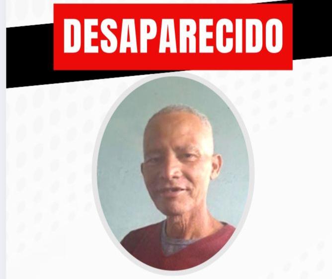 FAMÍLIA BUSCA POR HOMEM DESAPARECIDO NO BAIRRO CHAPADA; ELE SOFRE DE TRANSTORNOS PSICOLÓGICOS