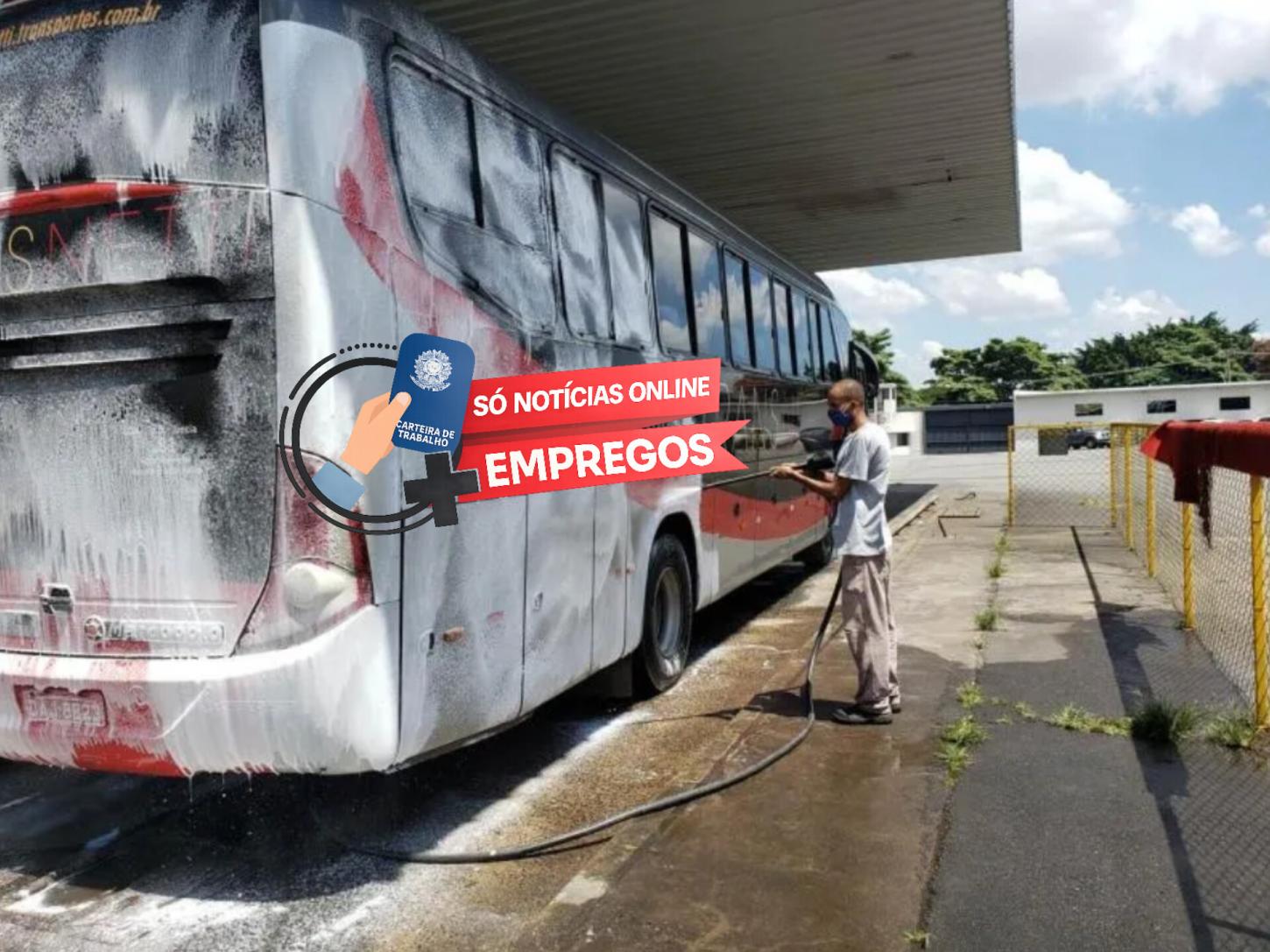Garagens de BH buscam novos talentos: Vaga aberta para Lavador de Ônibus