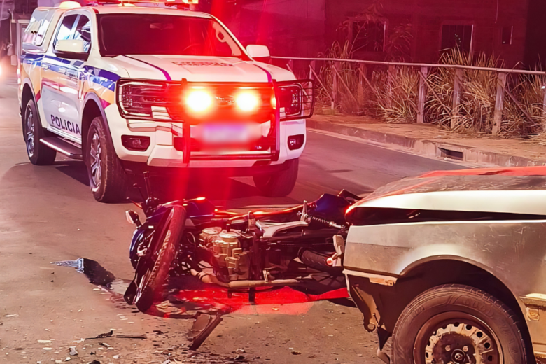 Itabira - colisão deixa dois jovens feridos no bairro Valença