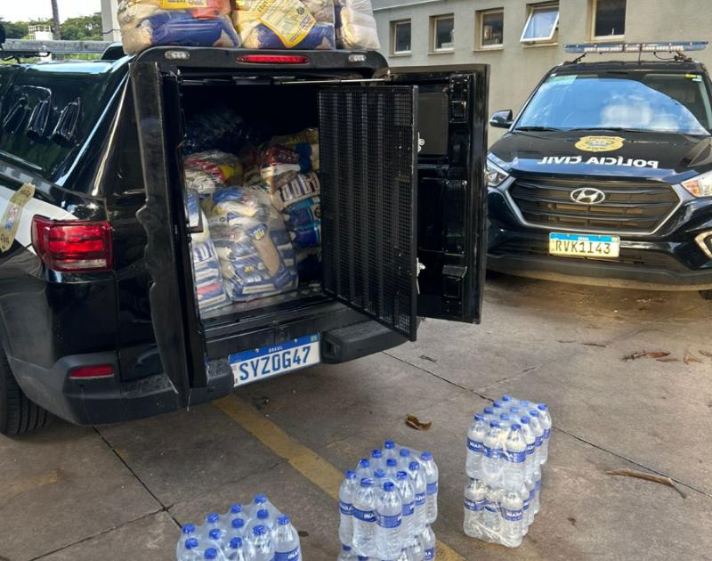 PCMG arrecada caminhão de doações para vítimas das chuvas na Zona da Mata