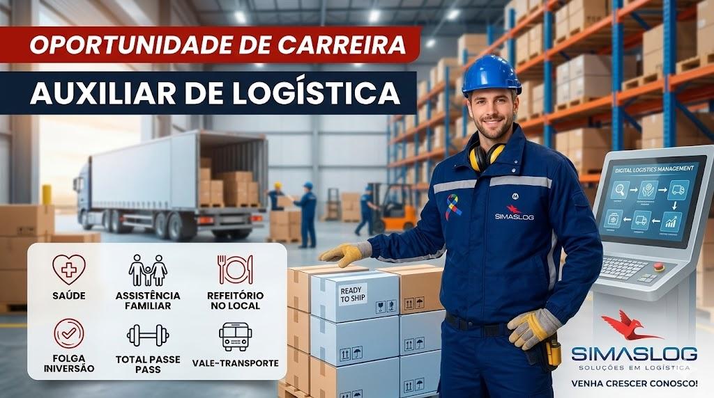 Simaslog abre contratação imediata para Auxiliar de Logística em Contagem (MG)