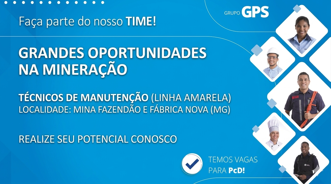 Grupo GPS abre vagas para Mecânicos e Eletricistas em Minas Gerais