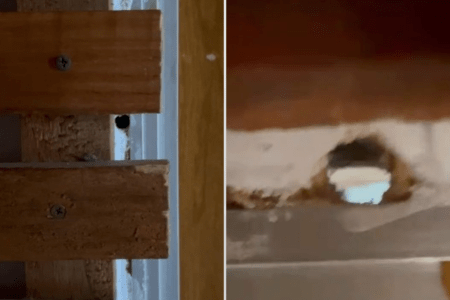 Mãe denuncia marido por filmar enteada no banho por buraco na parede do banheiro em BH