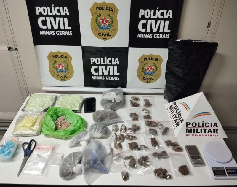 Operação conjunta em Itabirito desarticula venda de drogas sintéticas e termina em prisão