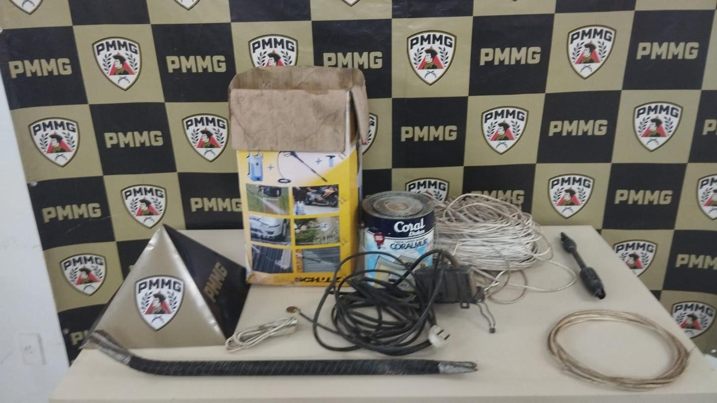 Polícia Militar prende homem e recupera materiais furtados em João Monlevade