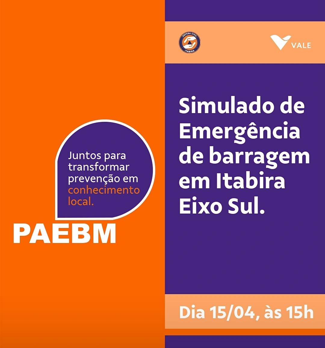 Itabira: Vale realiza simulado de emergência nesta semana; confira cronograma e locais das sirenes
