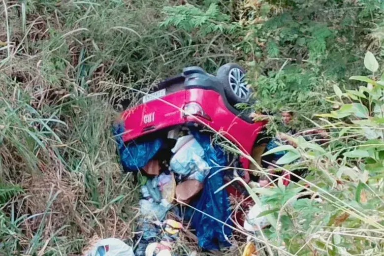 Capotamento na BR-381 deixa três feridos em Bela Vista de Minas