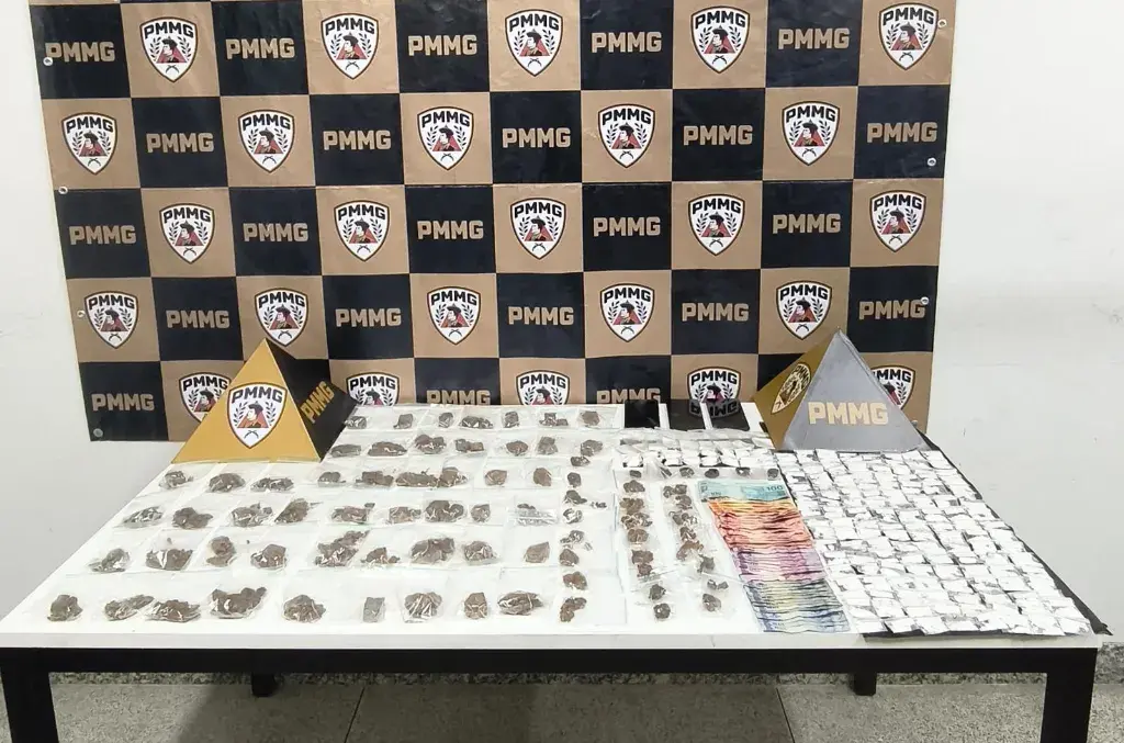 Casal é preso com cocaína, haxixe e 