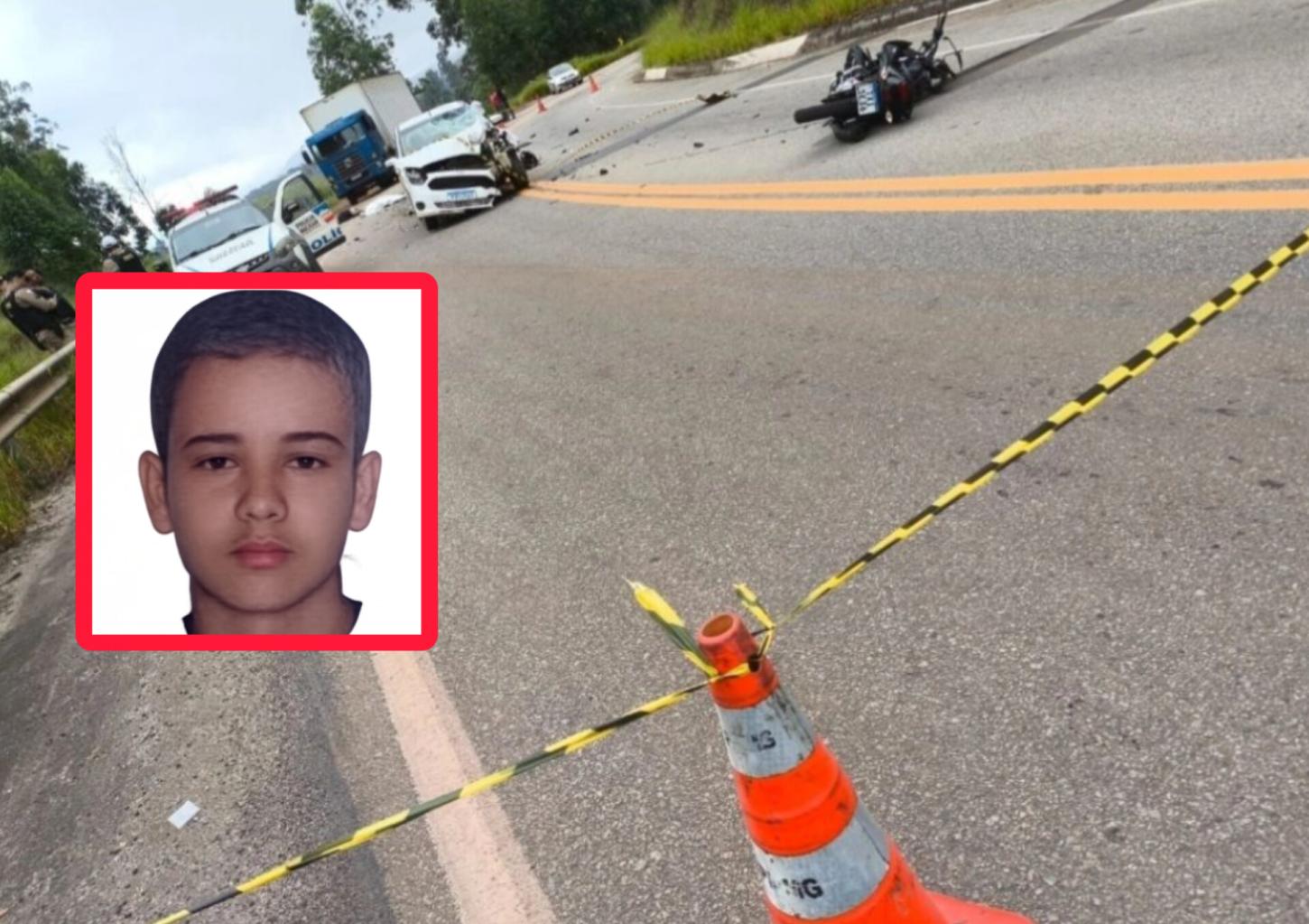 Wanderson, 20 anos, morre em colisão frontal na MG-129 em Itabira
