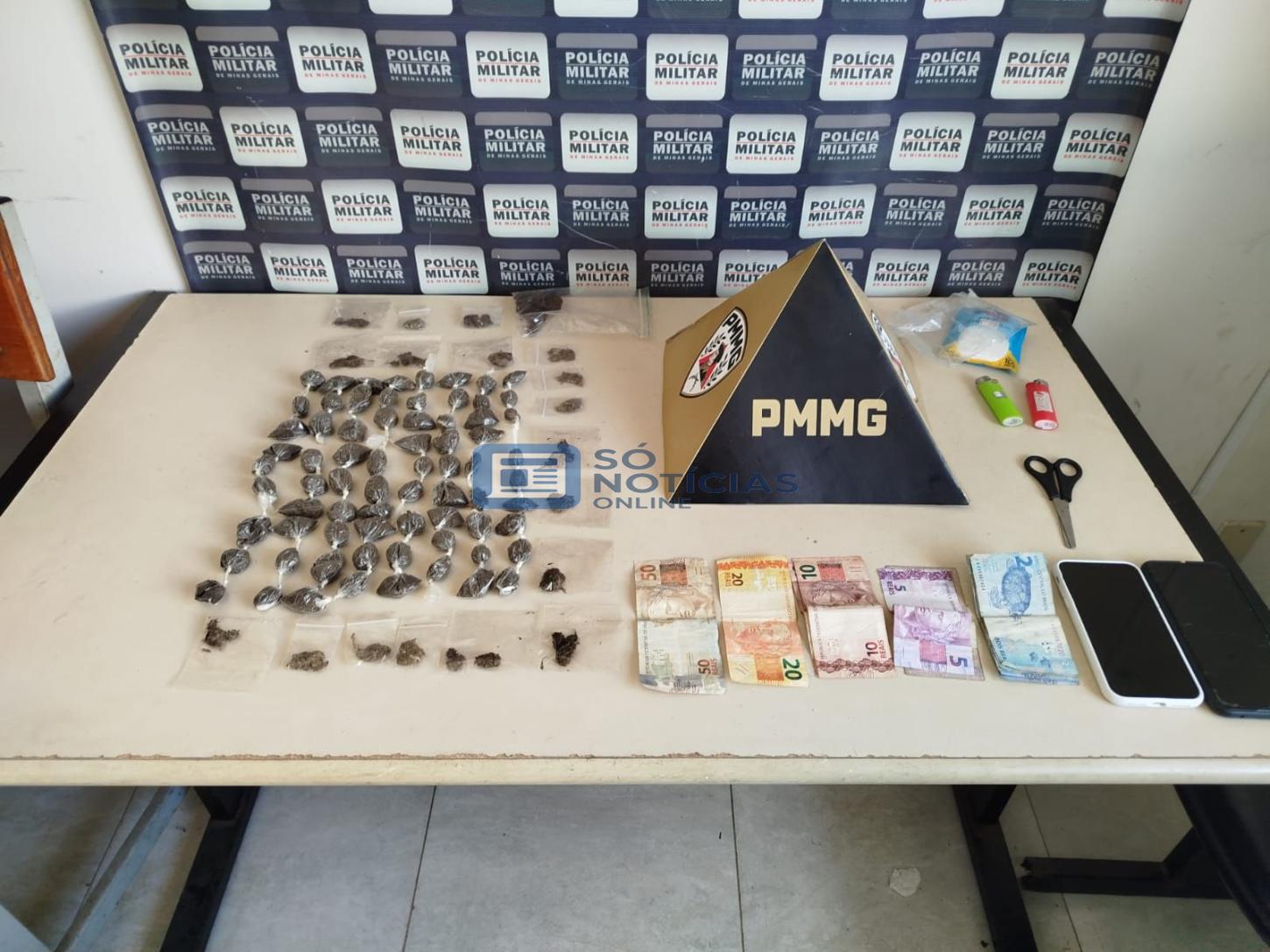 PM de Manhuaçu Apreende Dois Adolescentes por Tráfico de Drogas no Distrito de Santo Amaro