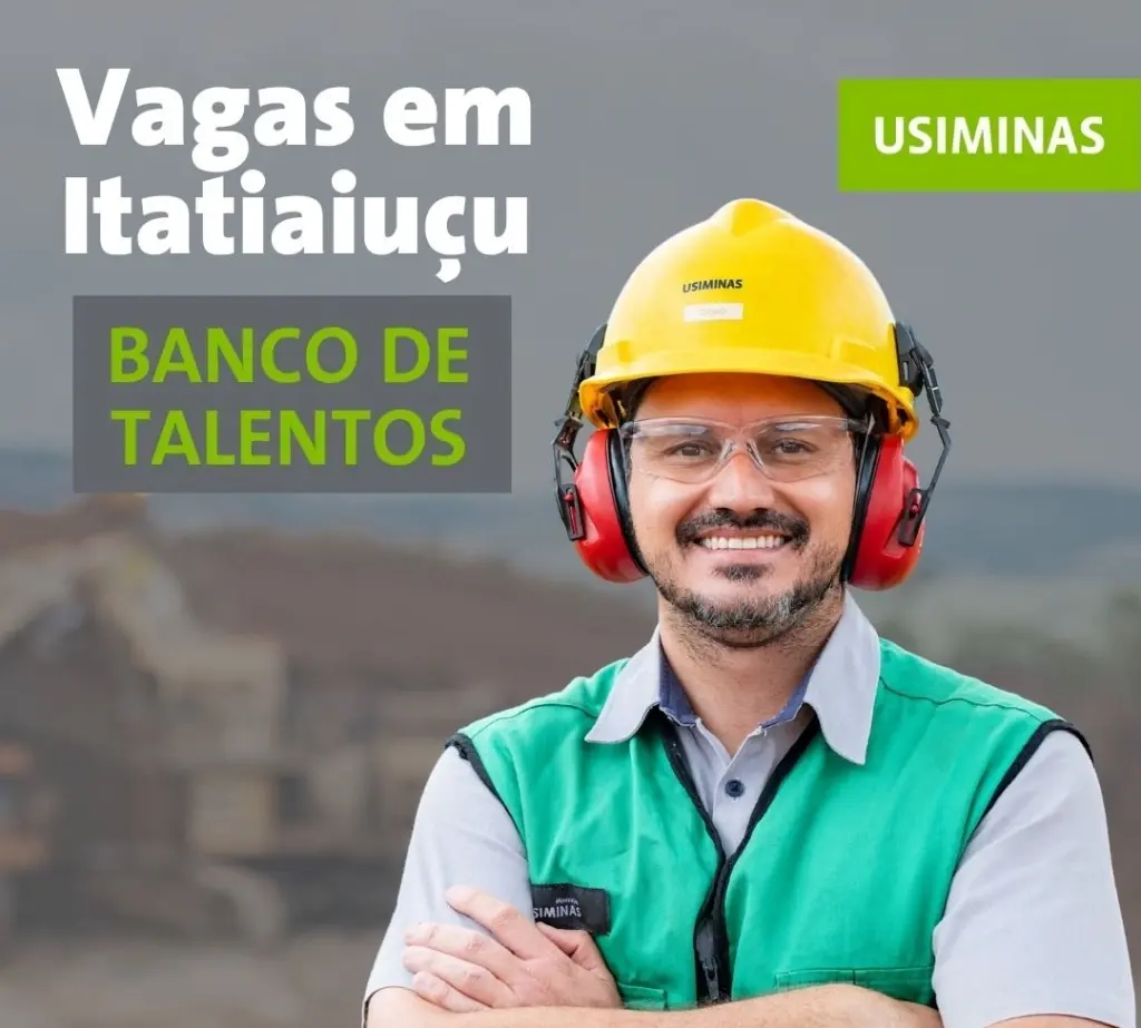 Usiminas Mecânica abre Banco de Talentos em Itatiaiuçu (MG); cadastro online disponível para profissionais da região