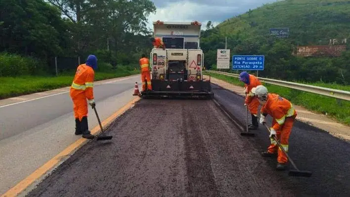 BR-040 tem obras e interdições parciais em dez cidades mineiras até sábado; veja a programação
