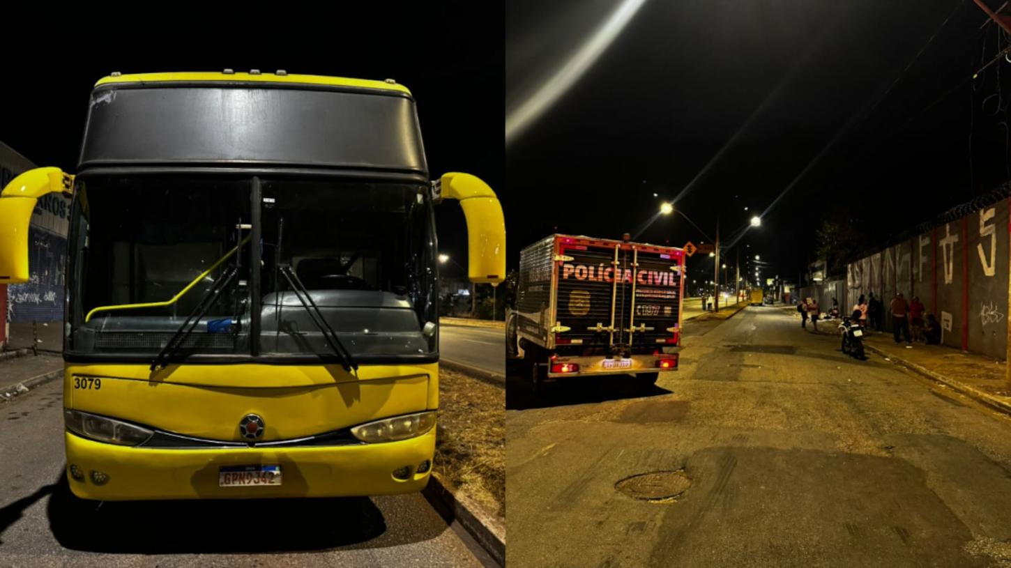 Jovem cai do teto de ônibus de torcida organizada e morre na Via Expressa de Contagem