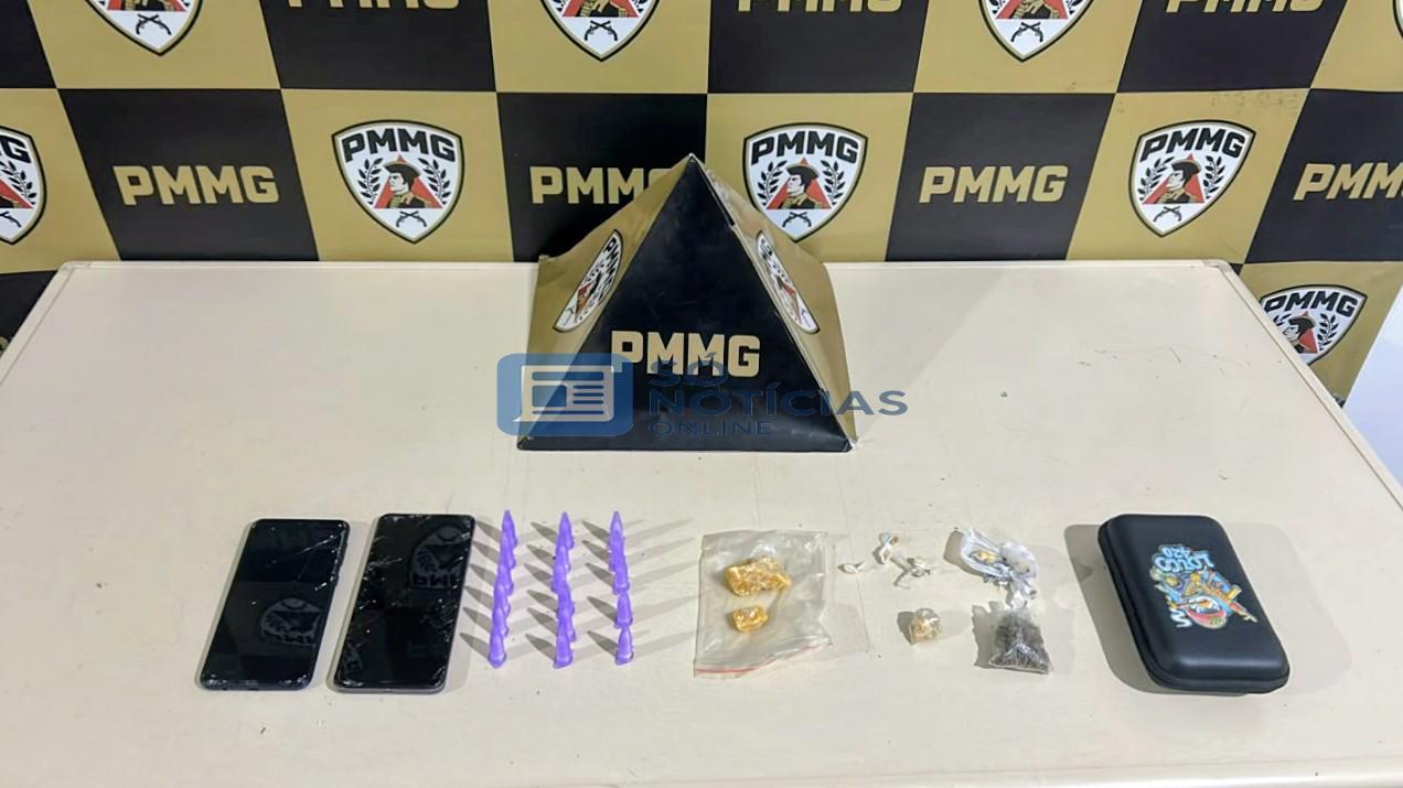 PM apreende cocaína, crack e maconha em operação contra tráfico em Nova Era