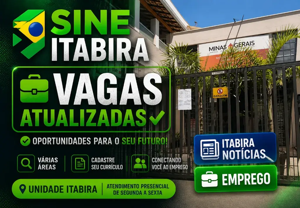Sine Itabira atualiza as vagas de emprego; instalador lidera com 10 postos