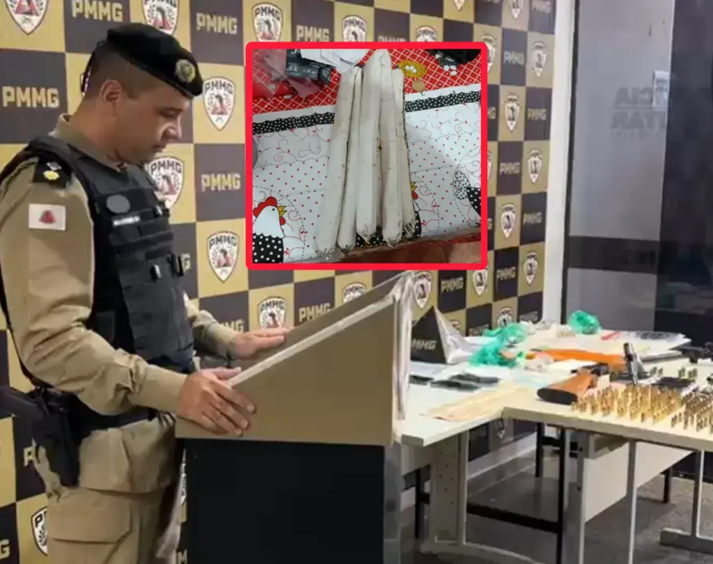 Vídeo - Policiais de Itabira participaram da Operação Luminis que prendeu 4 pessoas e apreendeu armas e explosivos na região