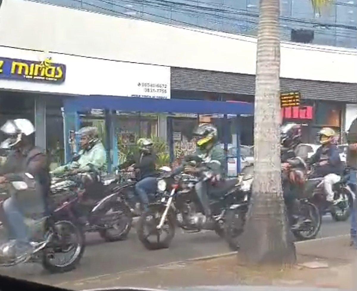Vídeo: Breque Nacional chega a Itabira: motoboys e entregadores param contra apps nesta sexta