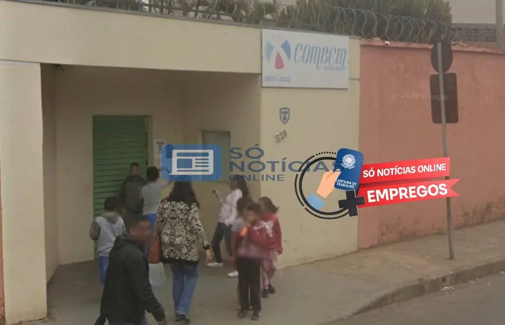 COMBEM de Itabira abre vaga de emprego para Auxiliar de Educador