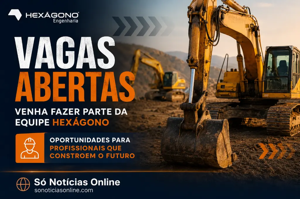 Hexágono Engenharia abre 7 vagas de emprego para obra em Mariana. Veja como participar do processo de seleção 