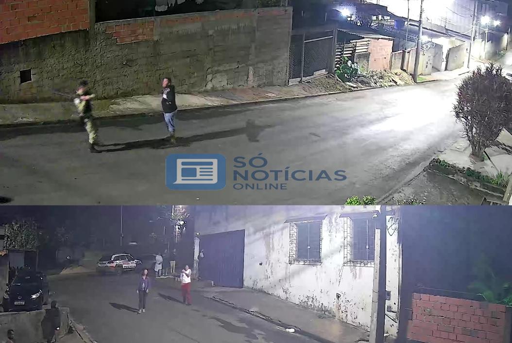 Vídeo - Homem descumpre medida protetiva, agride companheira e ainda resiste à prisão em João Monlevade