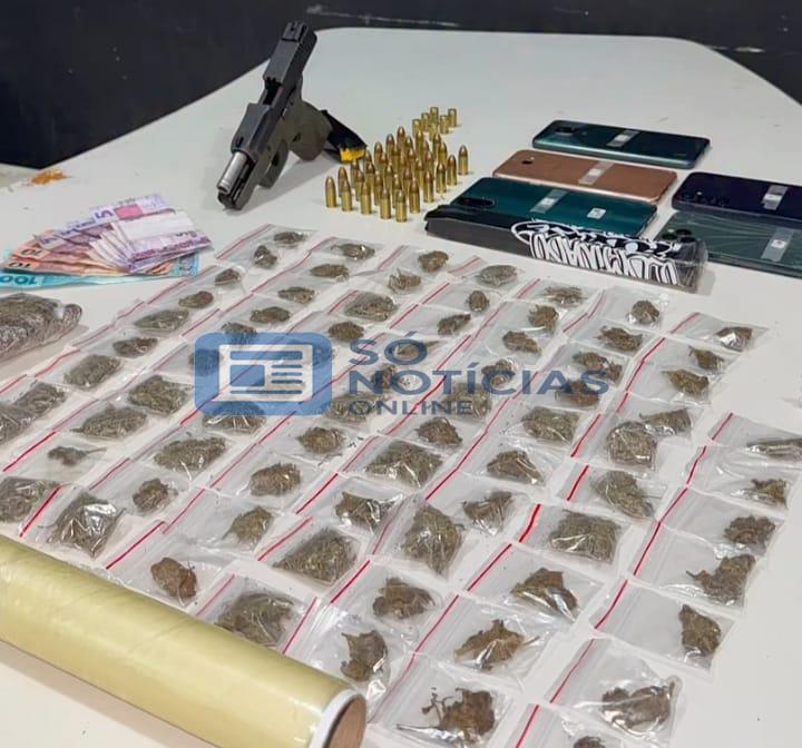 Denúncia de tiros na Vila Santa Izabel termina com pistola apreendida e cinco pessoas presas em Itabira