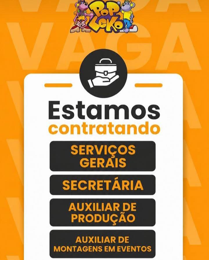 Pop Leko abre vagas de emprego para quatro funções em João Monlevade 
