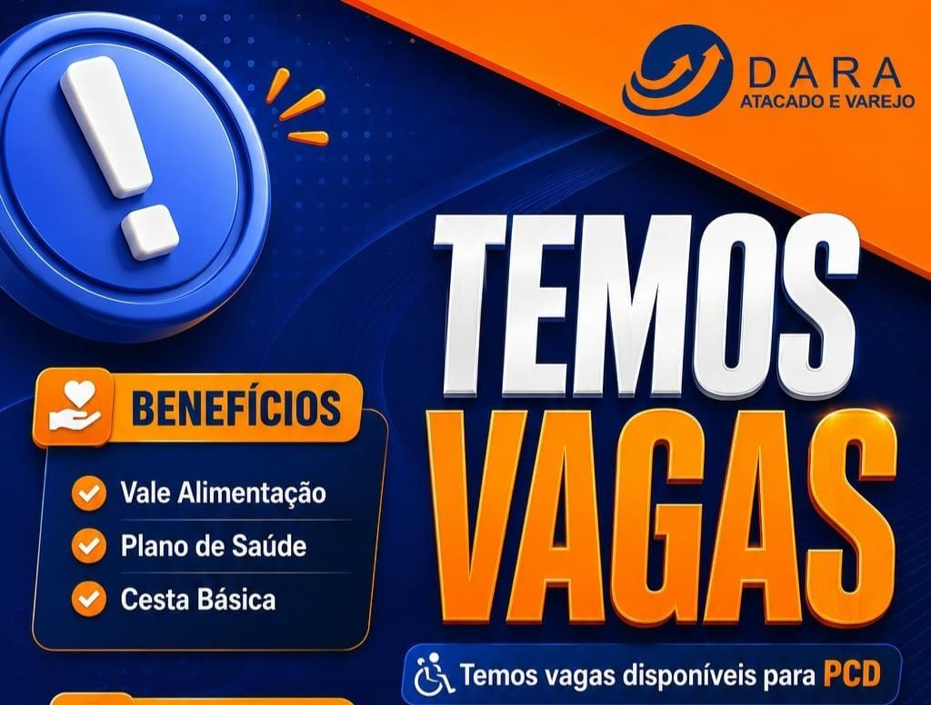 DARA abre vagas de emprego em Mariana, com oportunidades também para PCD