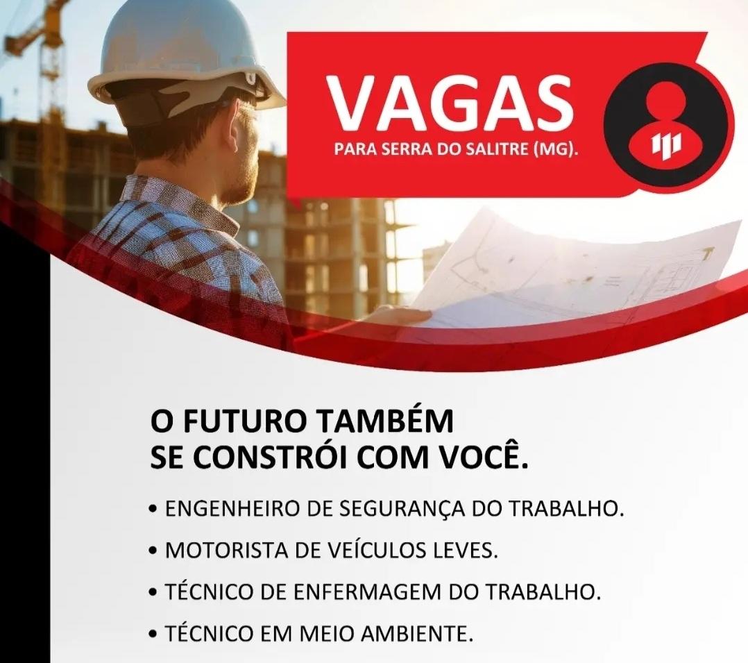 Construtora Nóbrega Pimenta com quase 50 anos de história e atuação na região abre vagas em Serra do Salitre