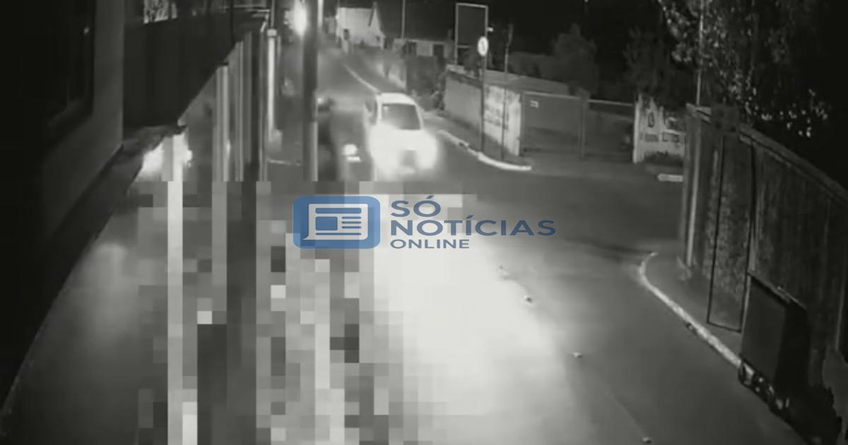 Vídeo: imagens mostram moto com quatro pessoas antes de acidente em Barão de Cocais