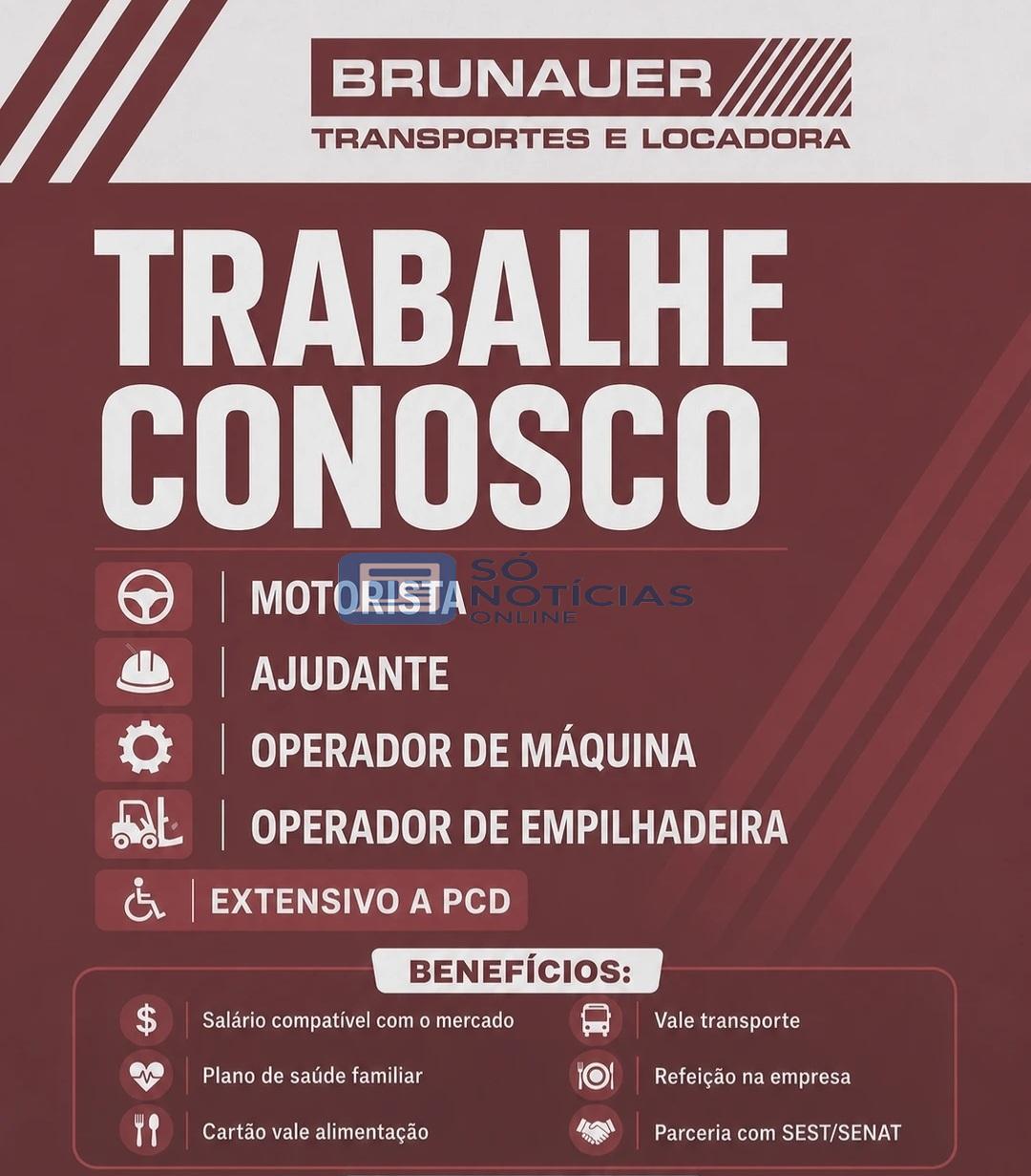 Brunauer tem vagas de emprego abertas em João Monlevade nesta semana