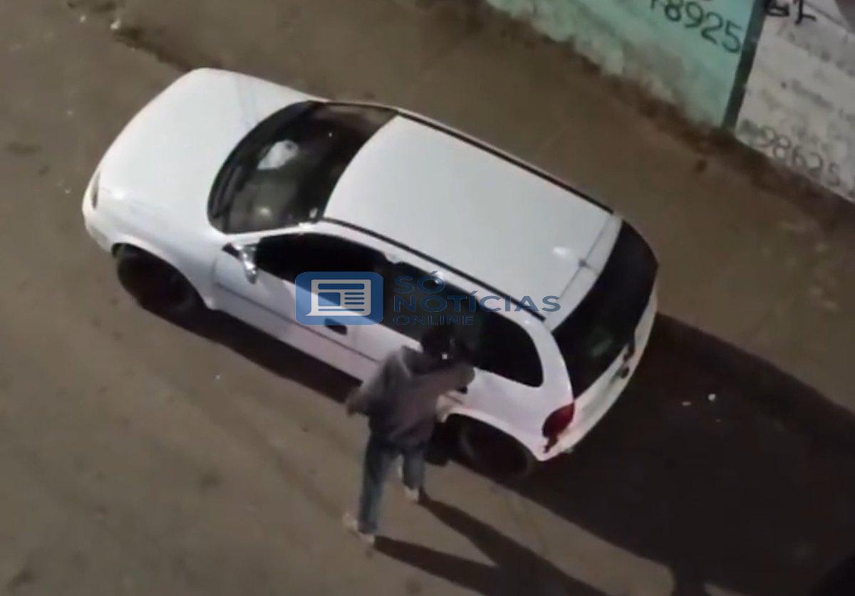Vídeo - Homem é agredido com faca e mordida em Itabira; suspeito é preso