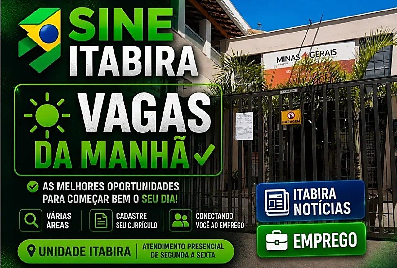 Itabira tem mais de 140 vagas de emprego nesta sexta-feira; fábrica de móveis abre 13 postos