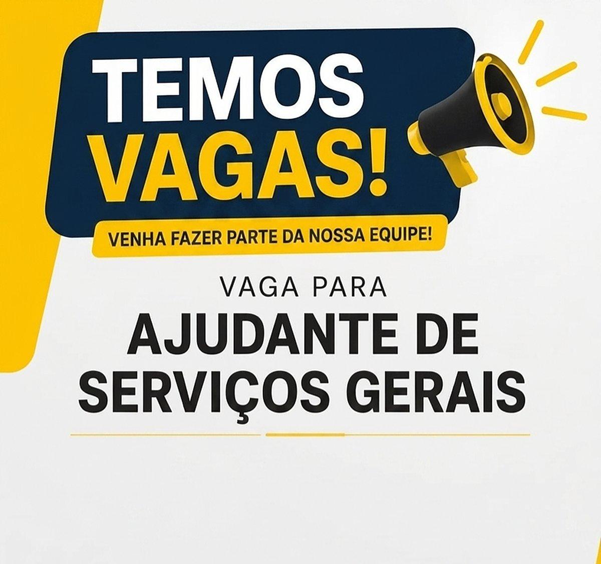 RCM abre vaga de emprego para Ajudante de Serviços Gerais em João Monlevade