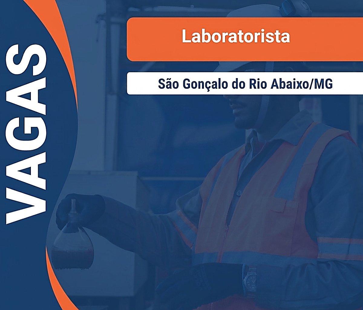 ERG Engenharia abre vaga de laboratorista em São Gonçalo do Rio Abaixo com plano de saúde e odontológico