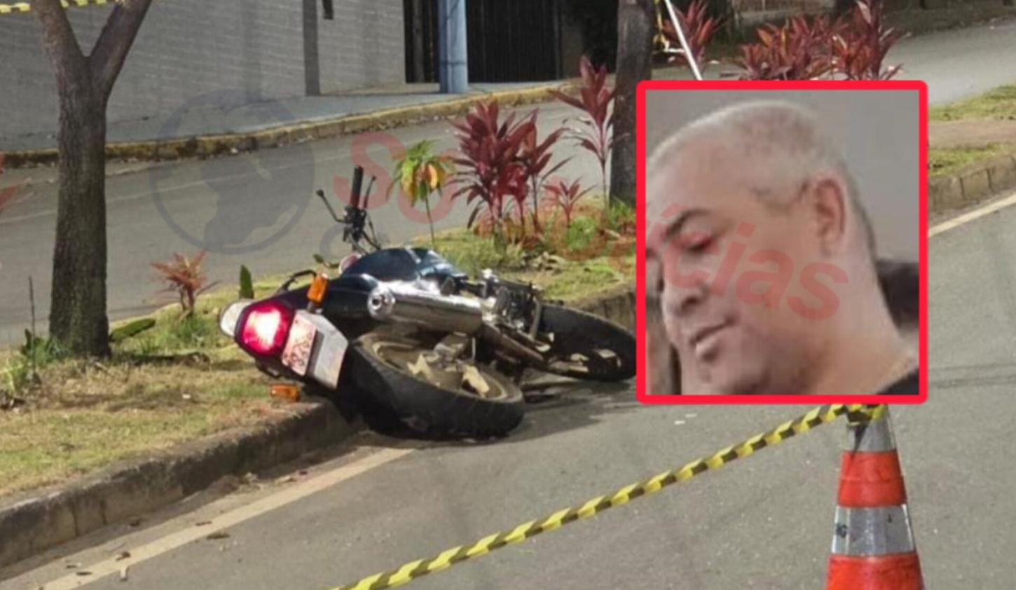 Acidente em Itabira deixa motociclista de 46 anos morto na Avenida das Rosas