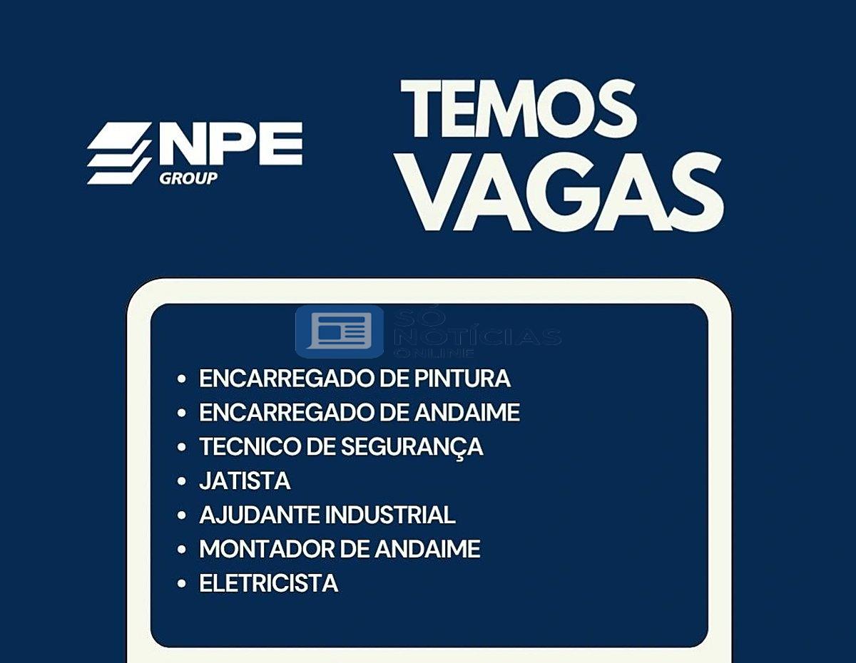 NPE Group abre vagas de emprego para sete funções na Mina Conceição, em Itabira