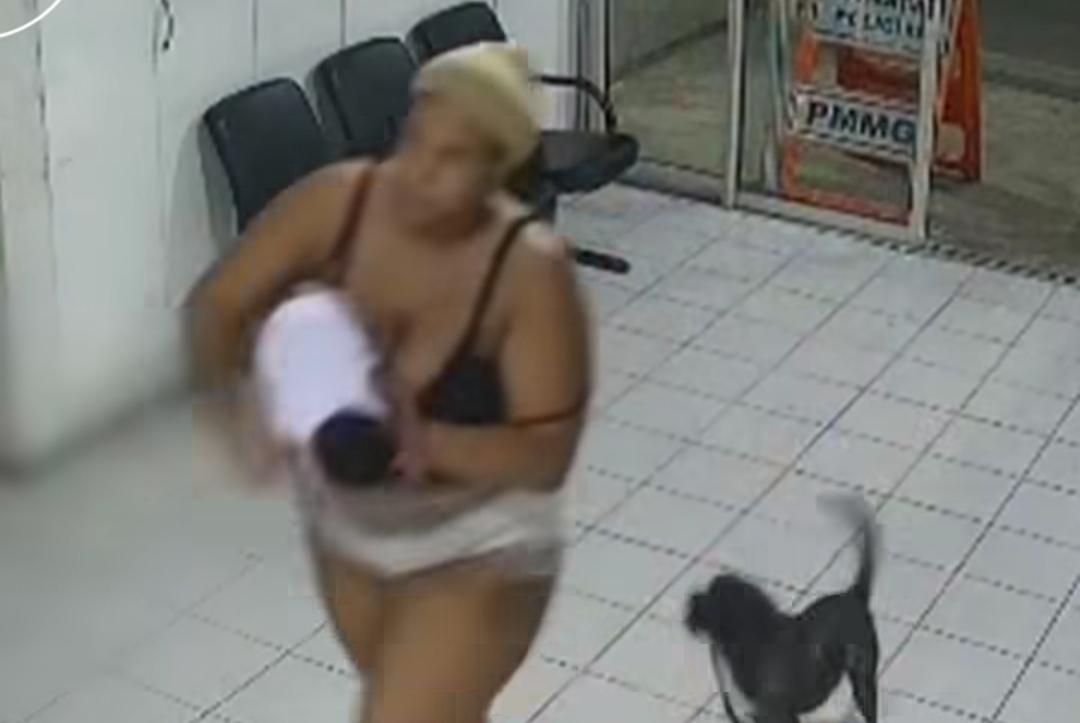 Vídeo: Bebê de um mês é salva por policiais após parar de respirar em Santa Luzia 